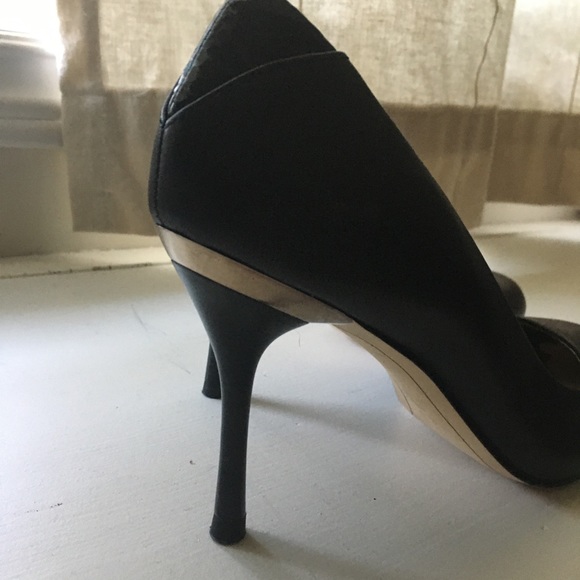 Sam Edelman black leather 3 inch heels Size 5.5 - Picture 3 of 4